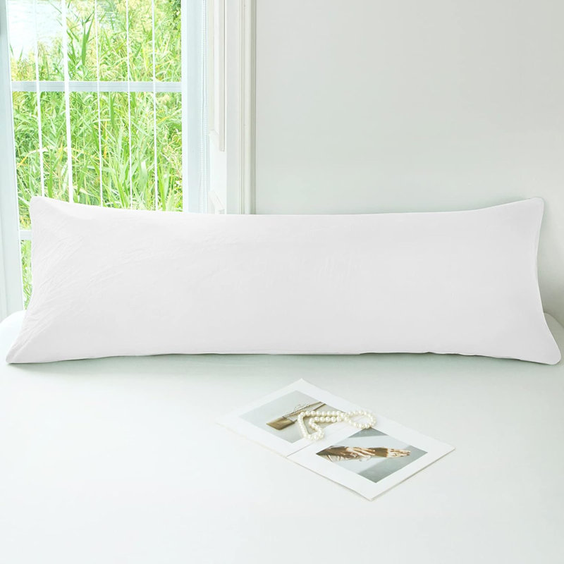 Reversible Pillow Cover, White