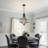 4 Light Crystal Drum Semi Flush Mount-1641121896