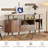 Multifunctional Fluted Tv Cabinet,Wooden Entertainment Center,With Cable Management,One Drawer And Two Sliding Doors,Metal Handle,Solid Wood Legs,Suitable For Living Room