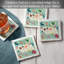 Ensemble de sous-verres 4 pièces Nebraska Home