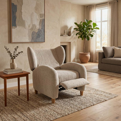 Chaise multifonctionnelle, dossier incurvé, salon et bureau