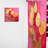 Pink Gold Leafs Harmony II - Floral Curtain - Velvet Room Darkening - 1 Panel-107609278