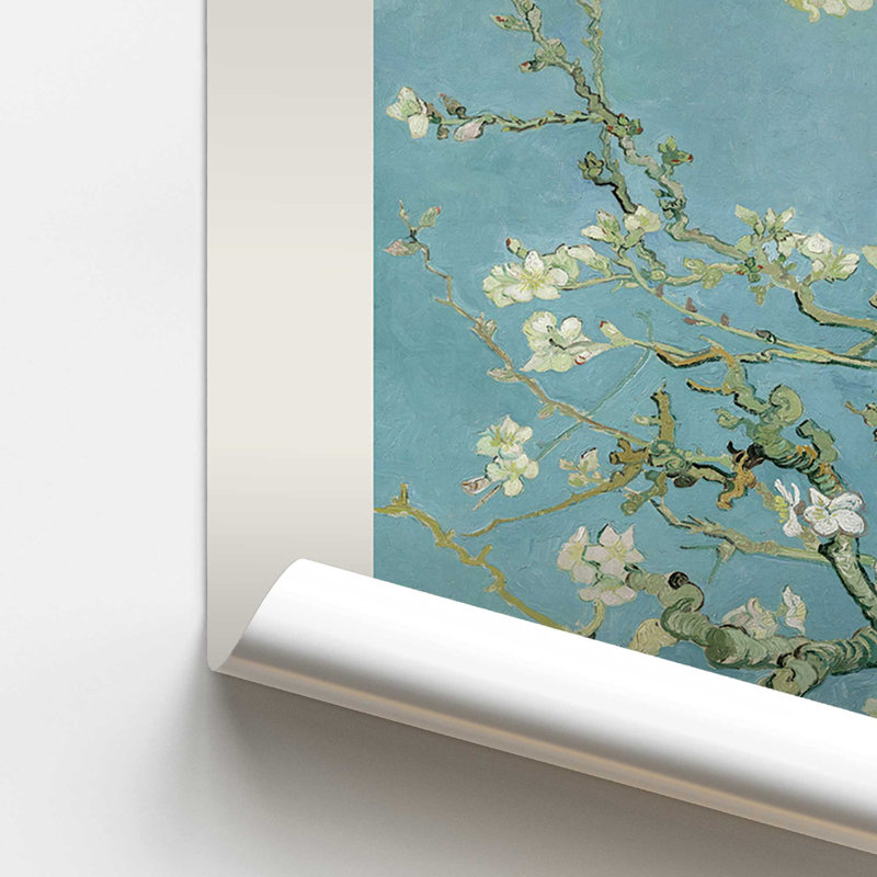 Van Gogh's Almond Blossom v2, impression dans un cadre, H 12 po x l 16 po, Impression sans cadre, Ne s’applique pas