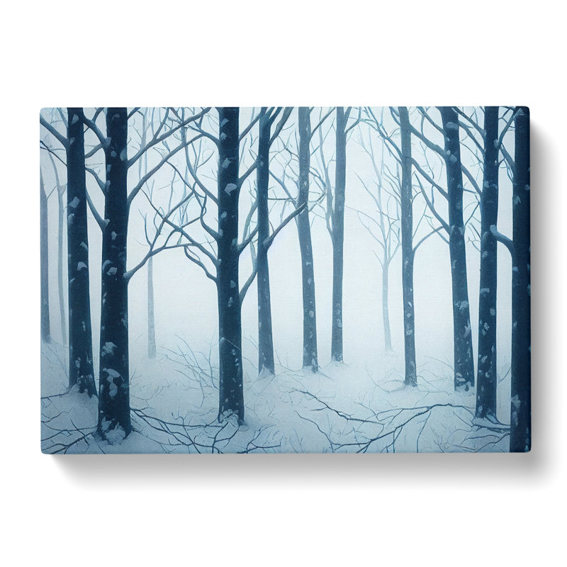 Winter Forest Snow Vol.1 - Wrapped Canvas Print