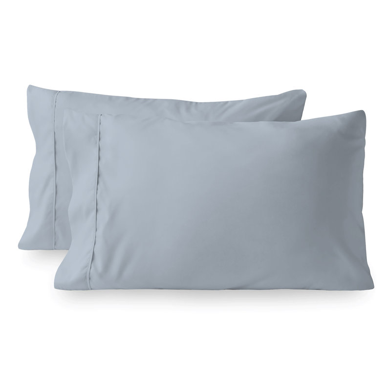 Ultimate Percale 100% Cotton 400TC Cool & Crisp Pillowcases, King, Sea Green