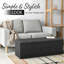 Banc de rangement avec repose-pieds 43 po pour salon-1480120103