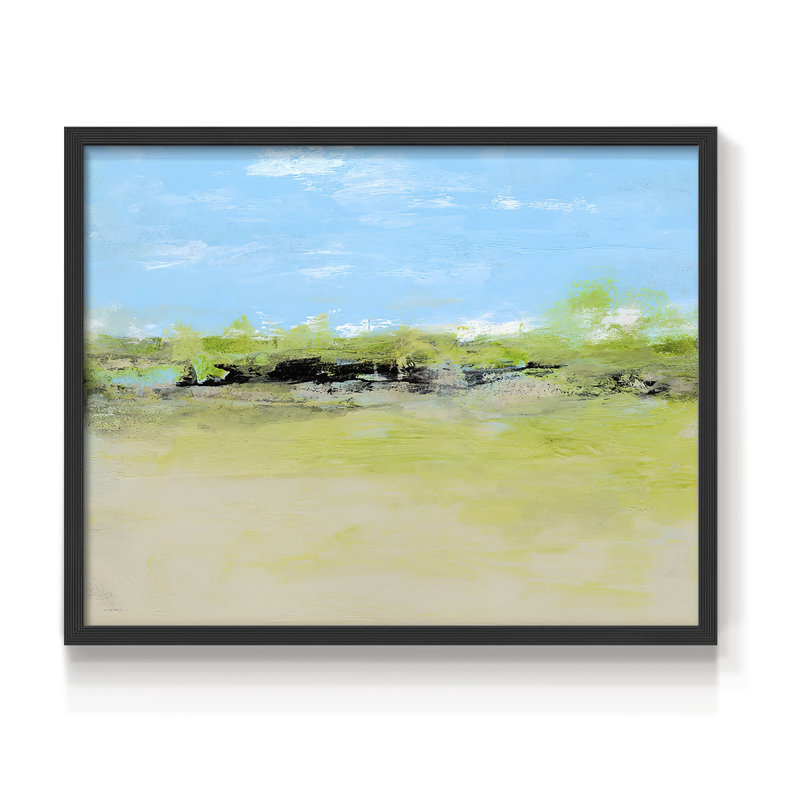 «From the Terrace I», reproduction encadrée, H 22 po x l 28 po, Noir, noir, noir, noir