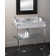 Madison Rectangular Console Bathroom Sink with Overflow