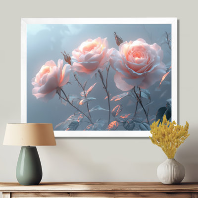 Lavender Roses Blooms In The Morning I - Roses Wall Art