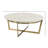 Shieka Marble Coffee Table, White Marble