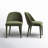 Labin Dining Chair in Moss Green