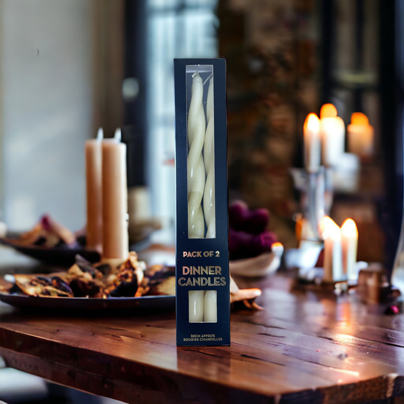 Unscented Taper Candle