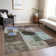 Machine Washable Indoor/Outdoor Chantille ACN1114 Brown Rug
