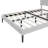 Bed Frame with Adjustable 2-Tier Storage Headboard and Charging Station, Solid Metal Platform Bed Frame, Noise-Free, No Box Spring Needed, Easy to Assemble-545500946