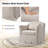 Mcgee Modern Farmhouse Slipcovered Swivel Armchair-1500002946
