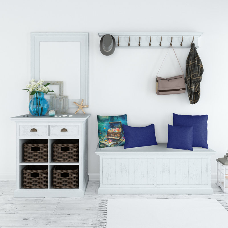 Coussin décoratif intérieur / extérieur Nautical, H 18 po x l 18 po