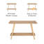 Console en bois de manguier Hemsworth