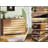 Hand-Carved 55 Inch Buffet Sideboard With 2 Drawers, 3 Doors, And Adjustable Shelves For Elegant Storage And Display