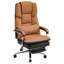 Fauteuil de direction double rembourré avec repose-pieds-1888495435