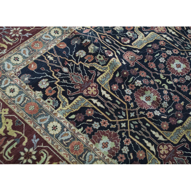 Bakshahesh Hand Woven Wool Oriental Area Rug, Rectangle 10' x 14'