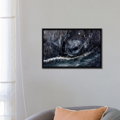 «Gray Whale Eye San Ignacio Lagoon Baja California Mexico» par Hiroya Minakuchi - impression sur toile tendue