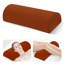 Coussin pour les genoux pour le sommeil du dos, coussin de traversin en mousse à mémoire de forme demi-lune pour les jambes, coussin sous le genou pour soulager les douleurs au dos et aux hanches, confort pour la cheville et les pieds, housse lavable à la machine, orange-124900538