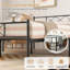 Single Double Size Beds with Headboard and Footboard, Metal Platform Bed Frame with Metal Slats Support, No Box Spring Needed, Easy Assembly-262280598-165564780