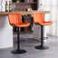 Tabouret de bar pivotant à hauteur réglable en similicuir-766244490