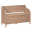 Banc de rangement rembourré, banc d'entrée-274918202