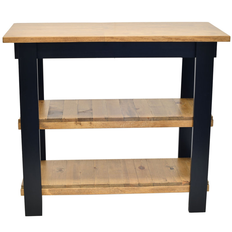 Gudino Solid Wood Kitchen Island