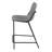 Upholstered Counter Stool with Metal Frame-907417103