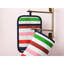 Ensemble de 4 serviettes de cuisine kate spade new york aventure à rayures, gant de four et porte-casserole, 100% coton, bleu / multicolore, 17 po x 28 po, 7 po x 13 po, 7 po x 10 po