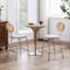 Ceferina 22.8" Mid Century Modern Rattan Back Upholstered Bar Stool-2067399402