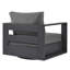 Fauteuil pivotant en aluminium gris anthracite Tahoe-2124419837