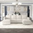 Rafael 4-Seater Modular Sofa Couch Upholstered Storage Sectional Sofa-340759061