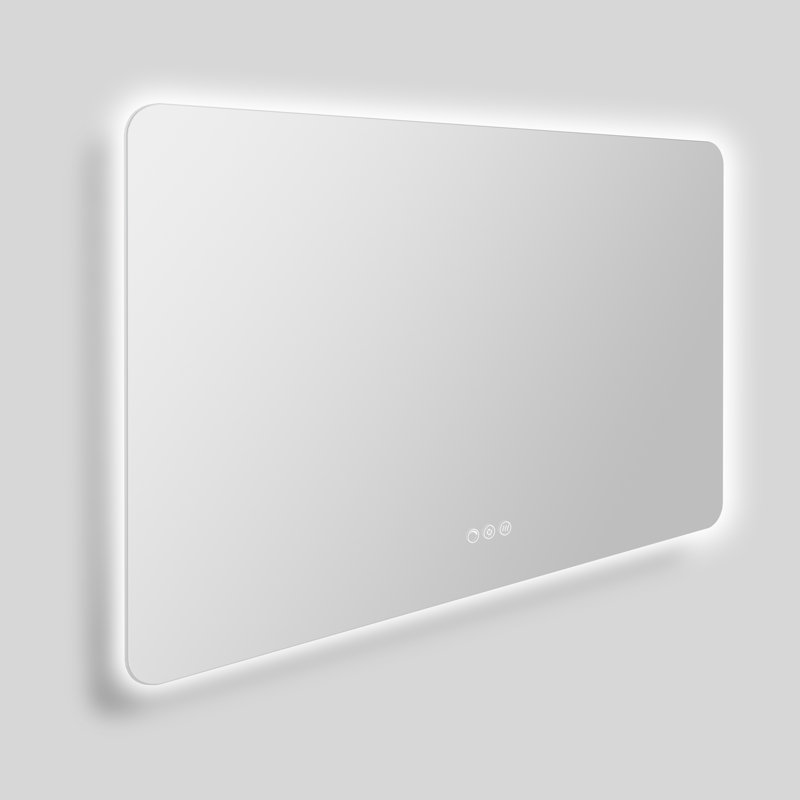40" x 28" Frameless LED Bathroom Vanity Mirror with Anti-Fog