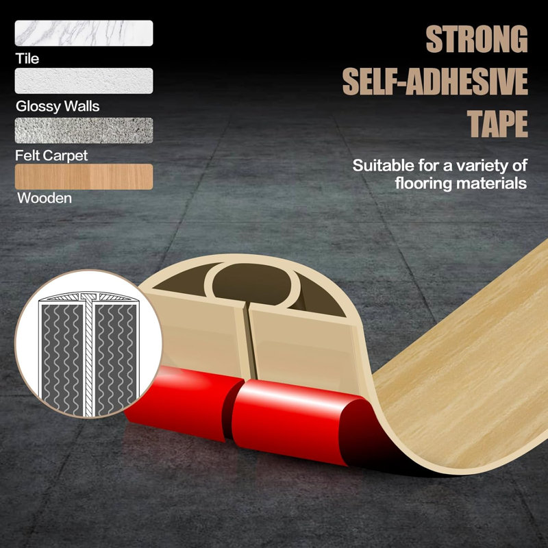 10FT Cable Management, Extension Strip Protector for Wires