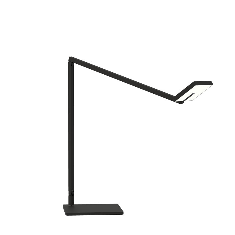 Focaccia LED Desk Table Lamp, Matte Black