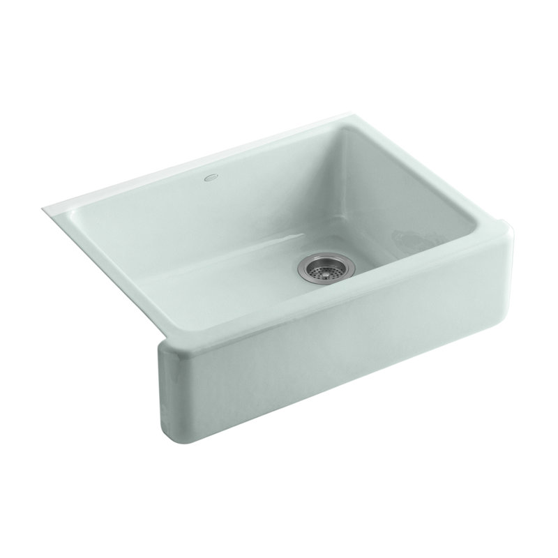 Whitehaven 29.69" L x 21.69" W Farmhouse Single Bowl Kitchen Sink, Frost