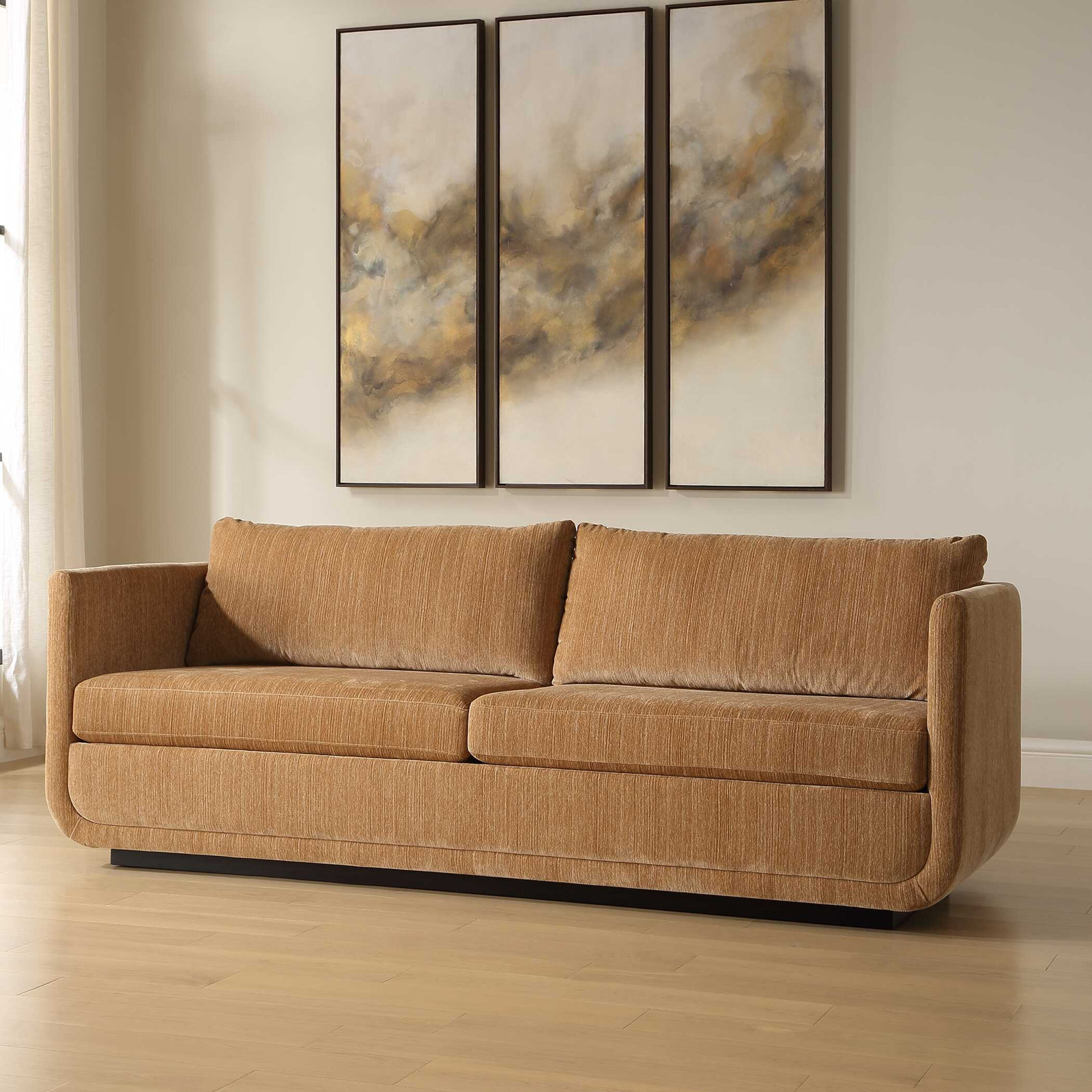 Abound 86" Sofa, Brown