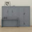 Grand lit escamotable mural avec placard-107255720