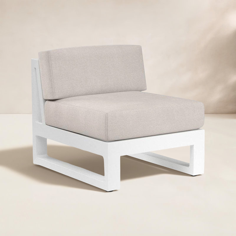 Newport Outdoor Lounge Chair, Canvas Natural Sunbrella® Canvas