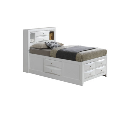 Champetre Bookcase Bed with Drawers