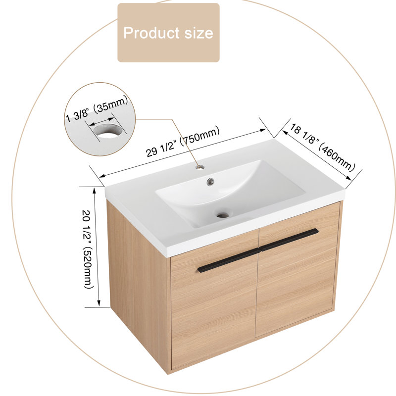 Meuble-lavabo simple avec plateau 29,53 Leifheit