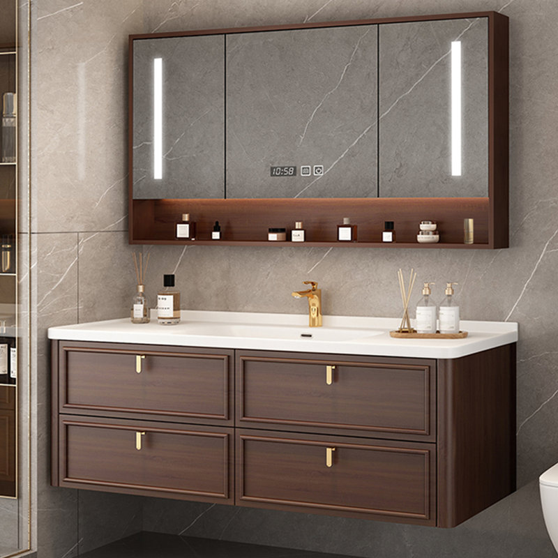 Armoire de salle de bain moderne et simple de style chinois