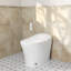 Toilette intelligente Metis avec bidet chauffé, eau chaude instantanée, toilette sans réservoir avec chasse d'eau automatique / occultante