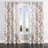Floral Room Darkening Curtains - Classic Boho Botanical Boho Leaves Grommet Curtain - 1 Panel-967676166-967676160