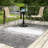 Outdoor Iris Area Rug Lead Gray Color-1570334430