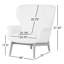 LILITH Tufted Wingback Chair