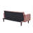 Daundry W72*D38.6*H24 72'' Velvet Convertible Sofa-1049062913